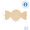 Wood Candy Cutout Ornaments, Multiple Sizes Available, DIY Christmas Tree Decor & Craft | Woodpeckers